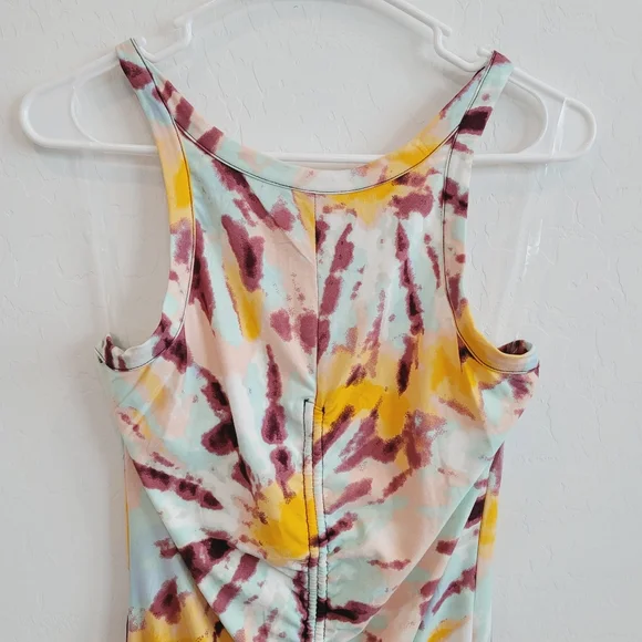NWOT Derek Heart Tie Dye Sleeveless Mini Dress Women's Size Large - Picture 9 of 12